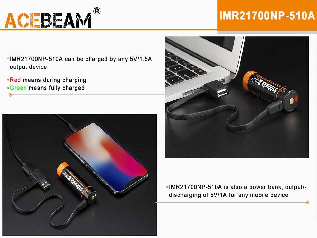 1500 Lumens LED Tactical Flashlight with Rechargeable 21700 Battery M731