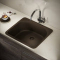 Quartz Granite Drop-in Kitchen Sink with Flange P415