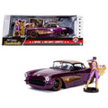 Purple Diecast Corvette with Batgirl Figure Q25786