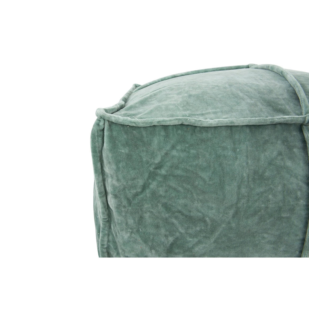 Goldenrod Cotton Velvet Pouf U611067