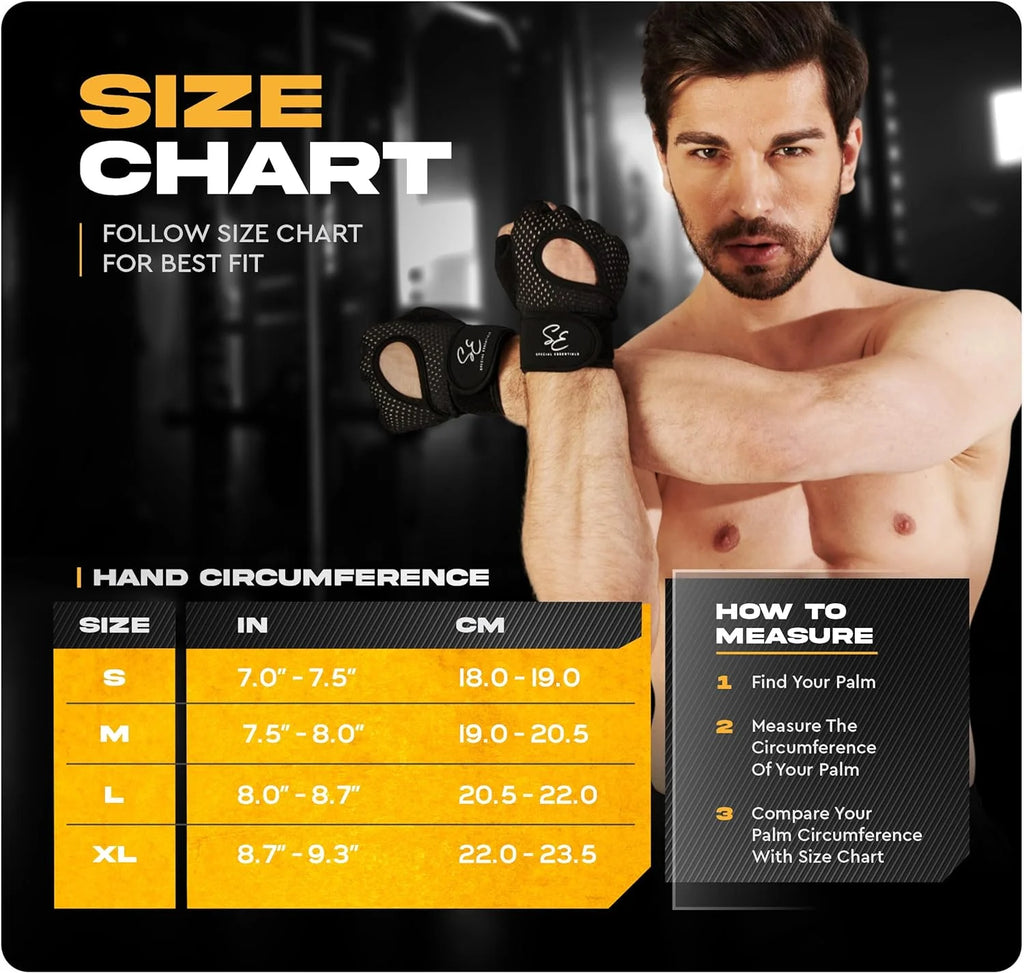Weightlifting Gloves with Non-Slip Padding X80395