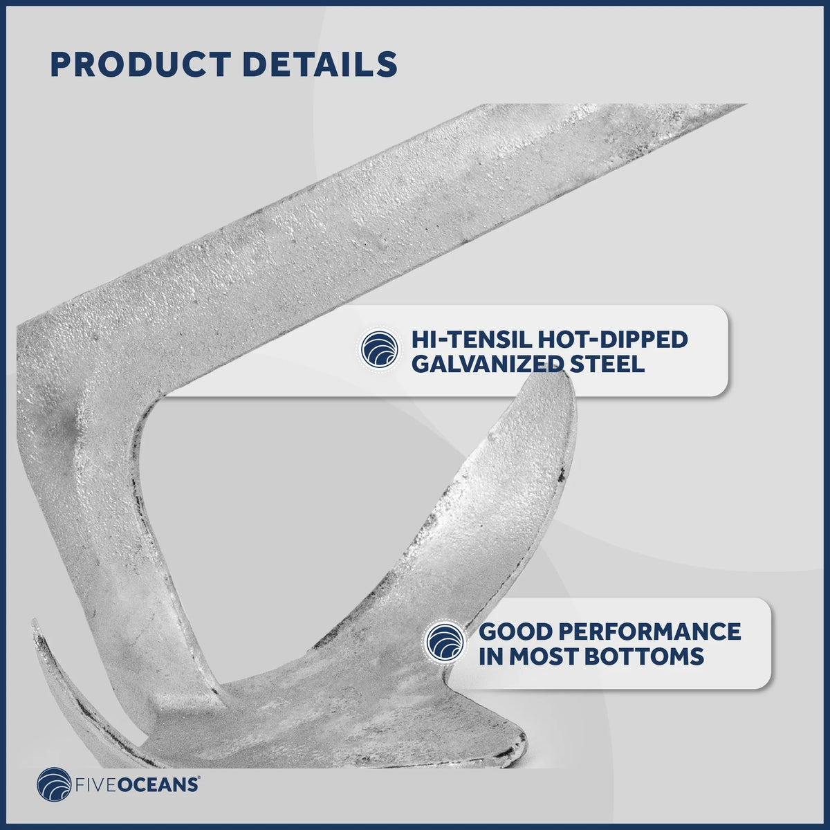 4.4 Lb Hot Dipped Galvanized Steel Claw Anchor Y26527