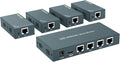 HDMI Extender Splitter 1x4, 1080P@60Hz, 165ft (50m) over CAT5e/CAT6/CAT7 Cable L41524