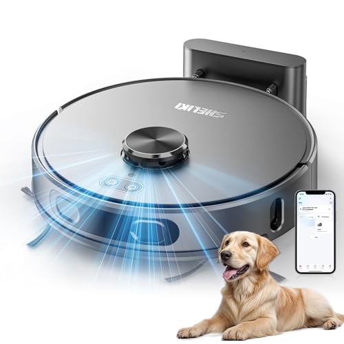 Robot Vacuum and Mop with LiDAR Navigation A93089