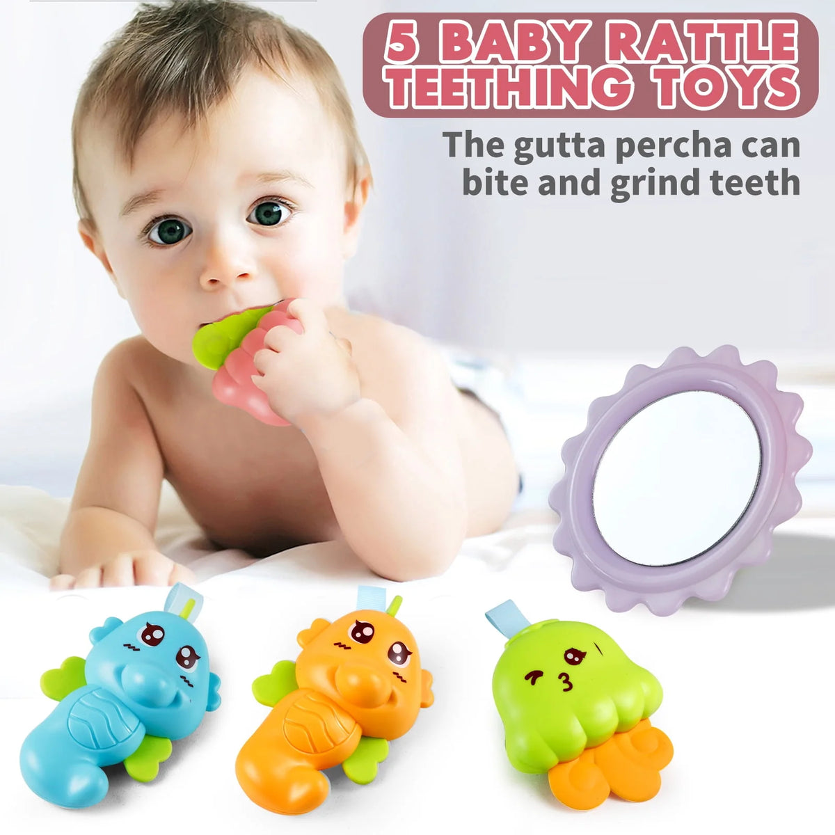 Baby Play Mat Activity Gym with Sensory Toys A860