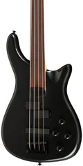 Pearl Black Fretless Electric Bass Guitar Y541