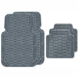 Bluestone Car Mats with Traction Pattern, Full Set of 4 H293481