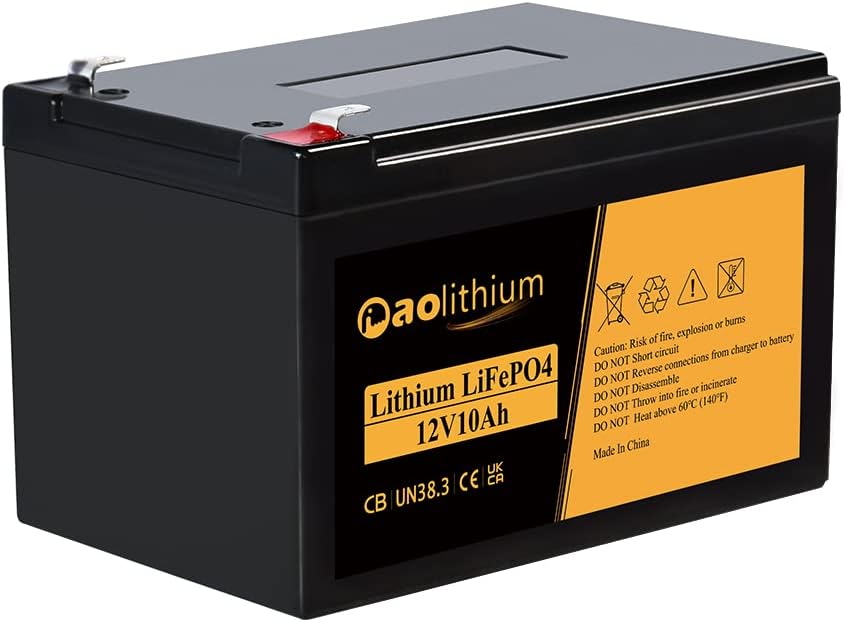 12V 10Ah LiFePO4 Battery with F2 Terminals H649342