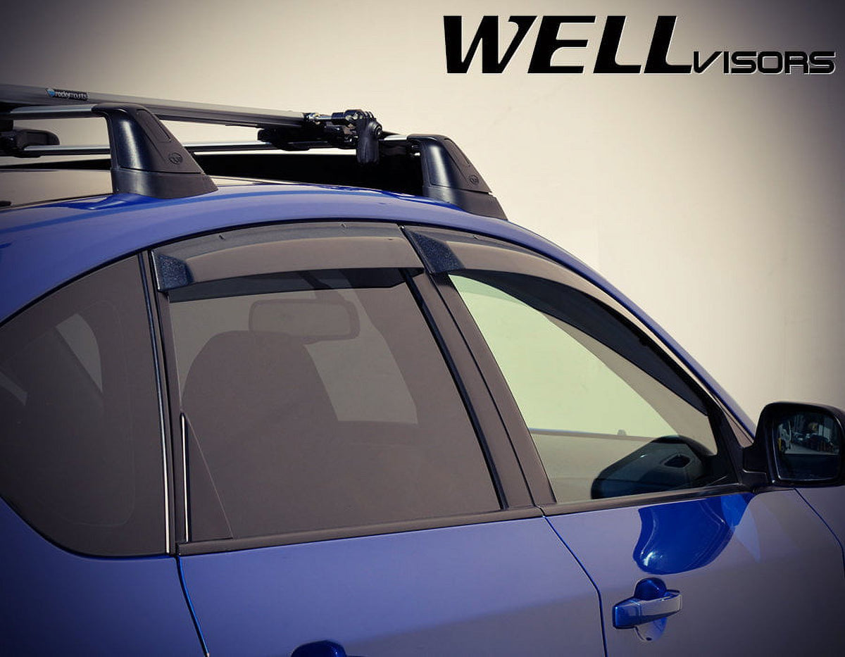Side Window Visors Rain Guards for 2008-2014 Subaru Impreza / WRX / STI U275075