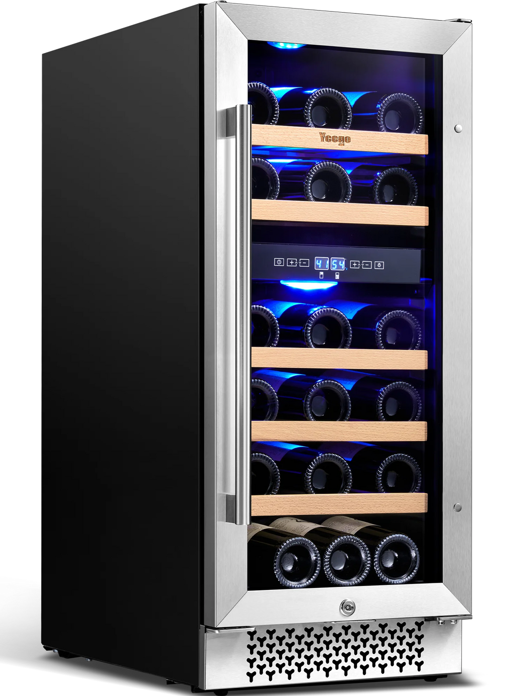 15" 28 Bottle Dual Zone Wine Cooler Refrigerator F6784