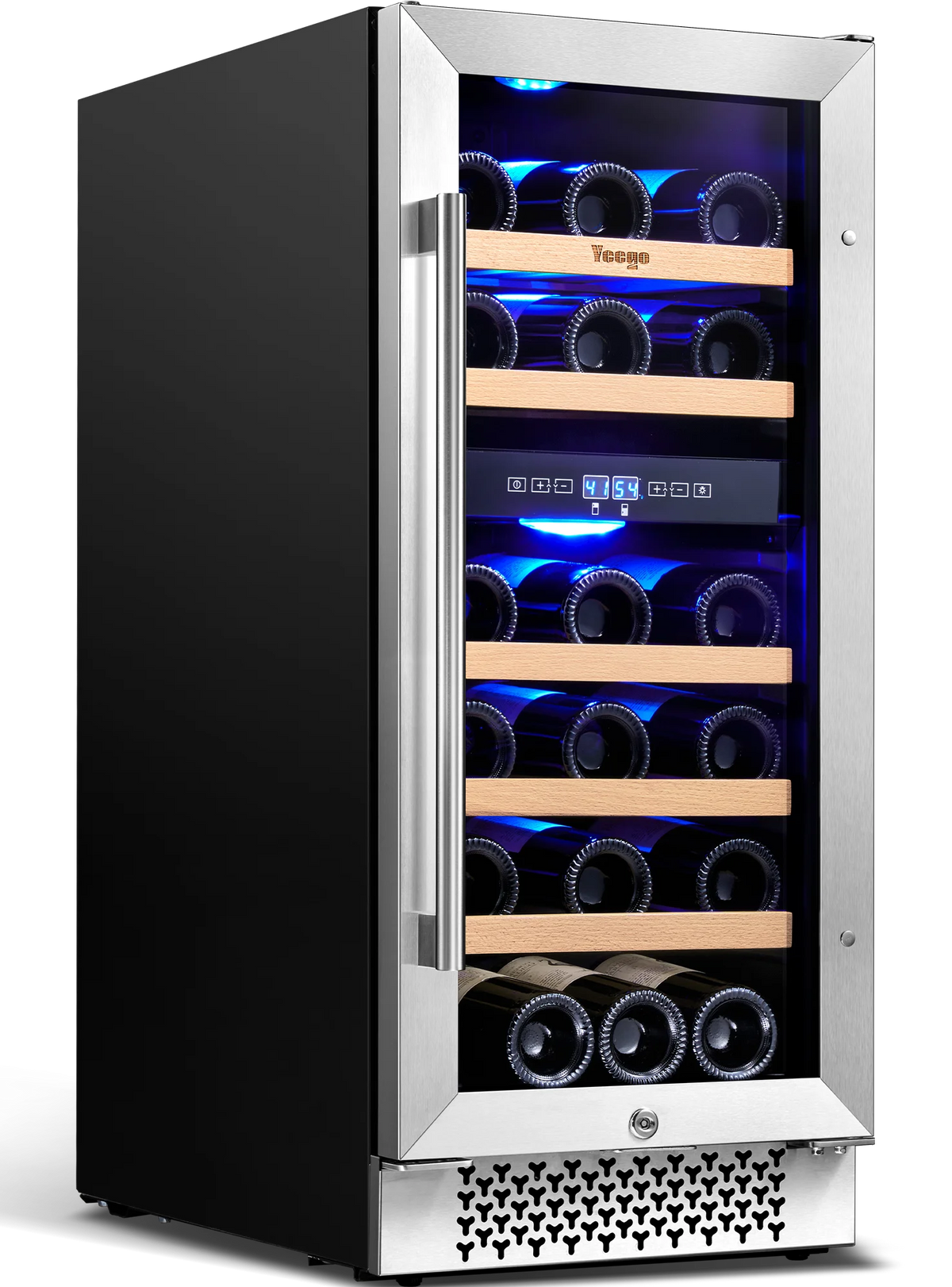 15" 28 Bottle Dual Zone Wine Cooler Refrigerator F6784