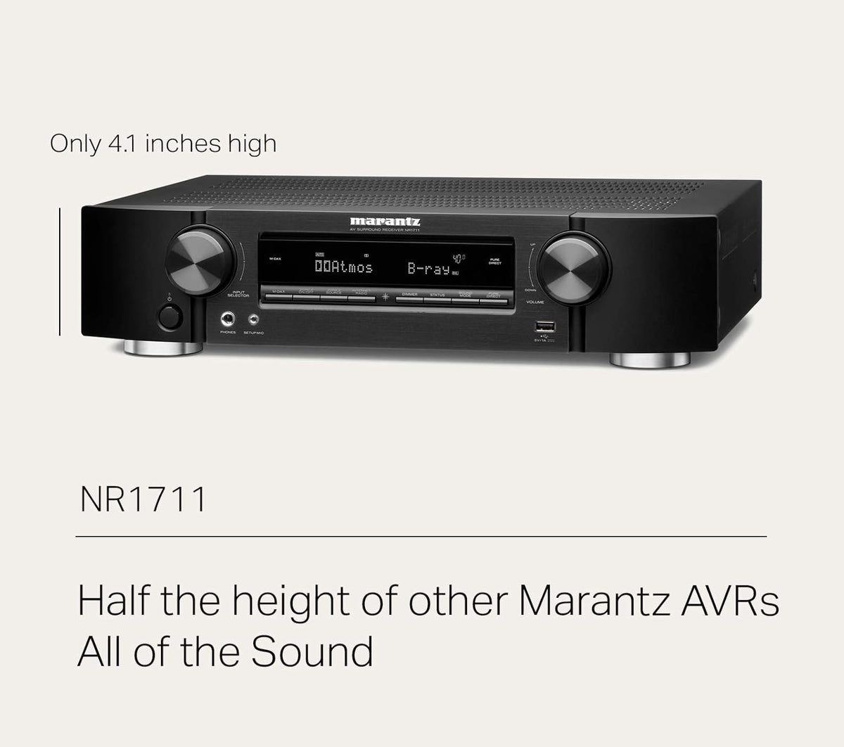 8K Slim 7.2 Channel AV Receiver Q2078