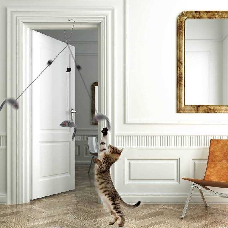 Hanging Door Cat Mouse Toys D747