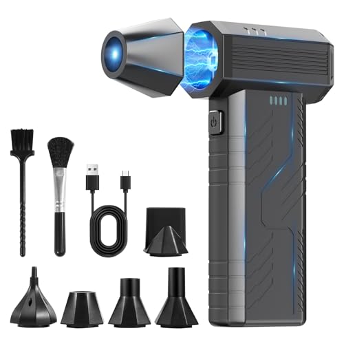Cordless Electric Air Duster 51000RPM Rechargeable with LED Light V899