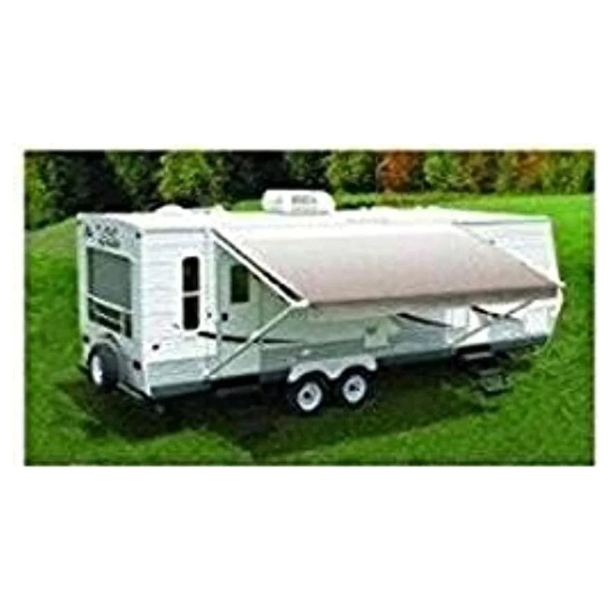 18' Vinyl Roller Assembly with White Vinyl T637