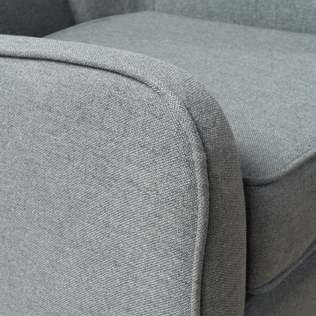 Charcoal Fabric Arm Chair S674