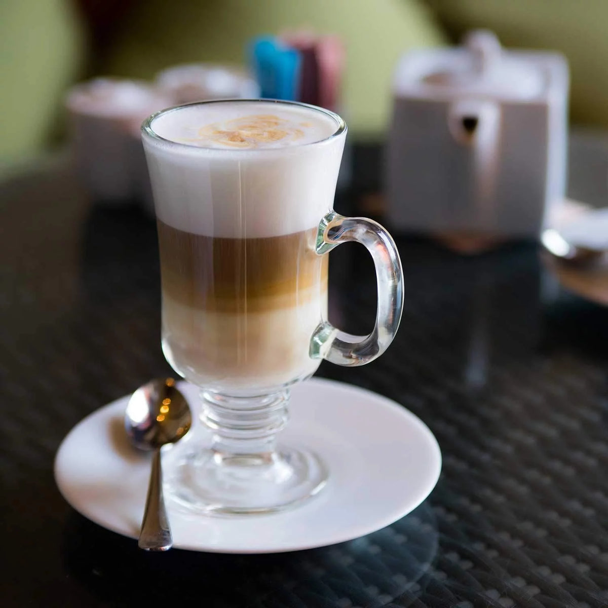 Irish Coffee Glass Coffee Mugs Footed 8 oz. (4) S5604