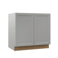 Full Door Height Bathroom Vanity Base Cabinet in Heron Gray S7965