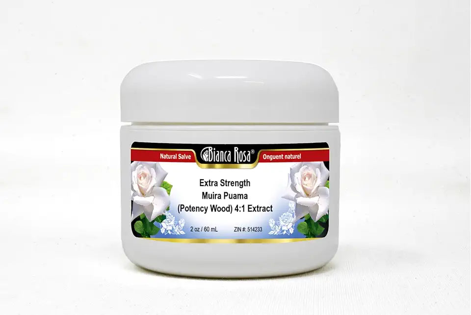 Extra Strength Muira Puama 4:1 Extract Salve Ointment 2 oz 3 Pack K7036