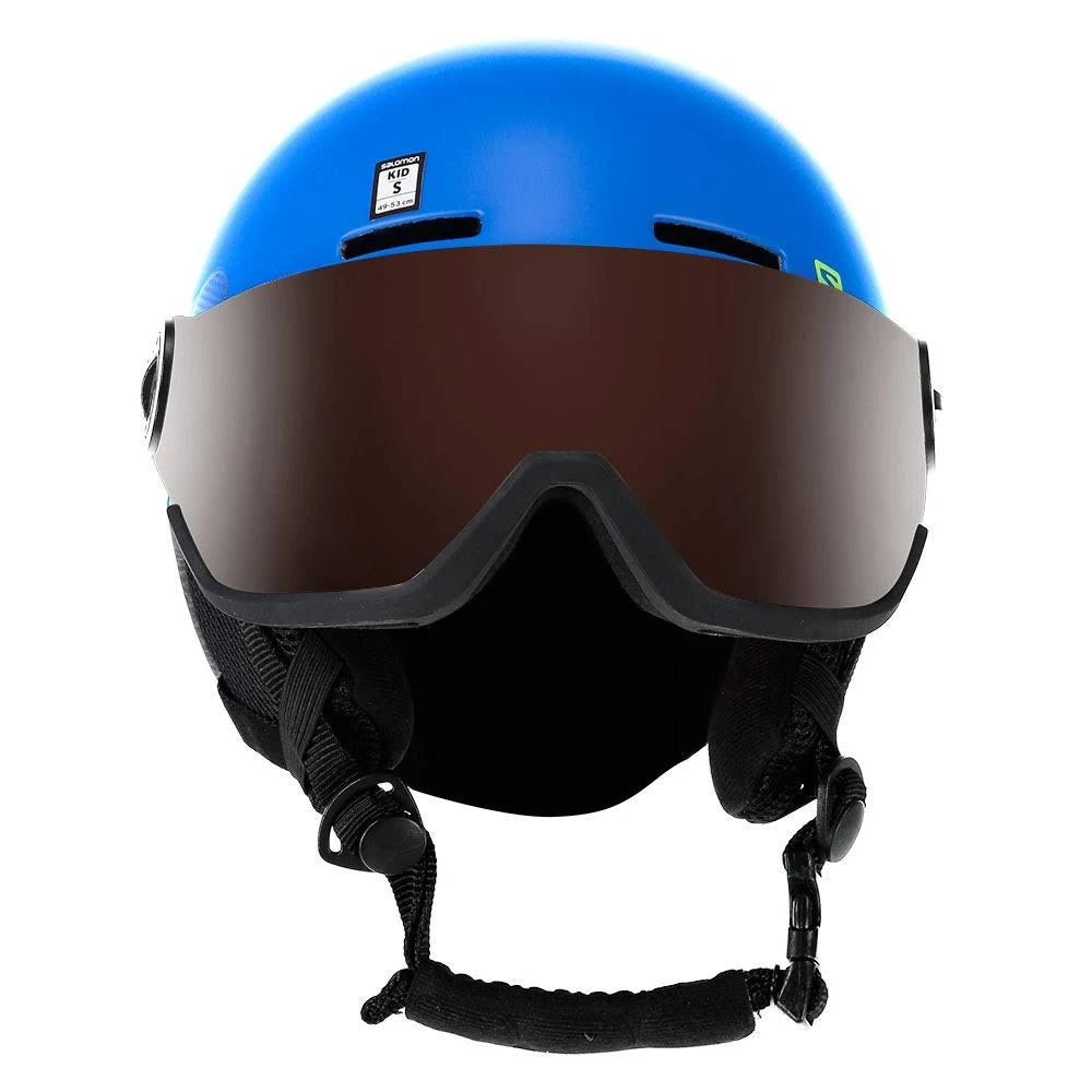 Pop Blue Mat Kids Visor Helmet A706617