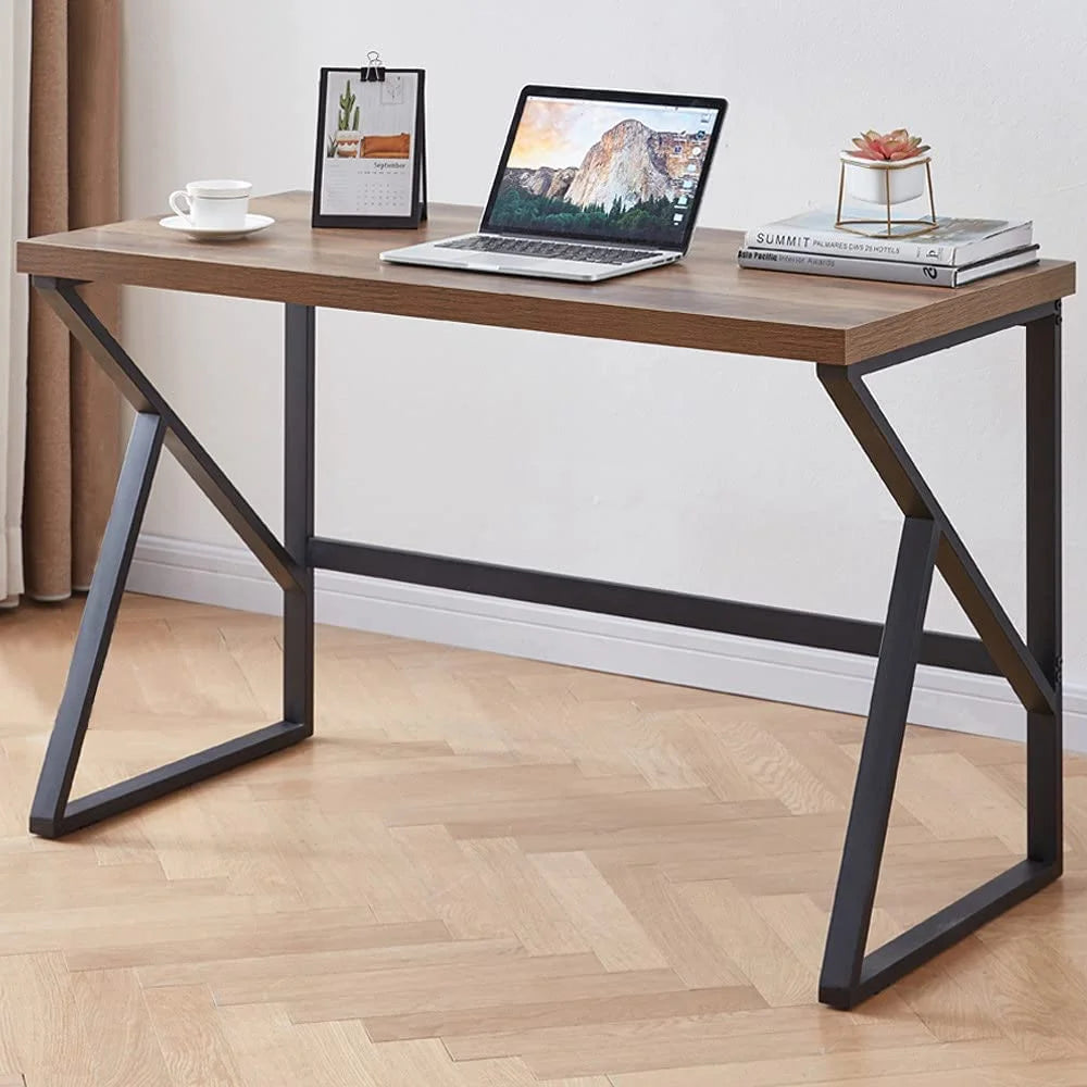 55 Inch Wood and Metal Desk P756416