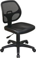 Black Mesh Back Task Chair with Vinyl Seat L99719