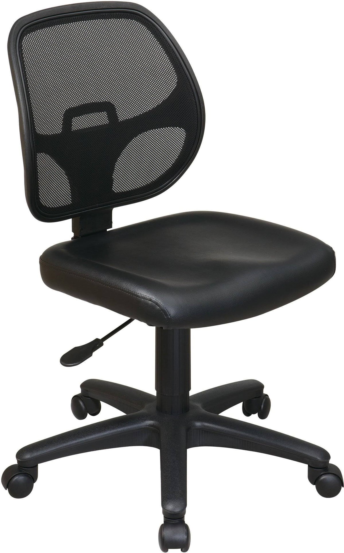 Black Mesh Back Task Chair with Vinyl Seat L99719