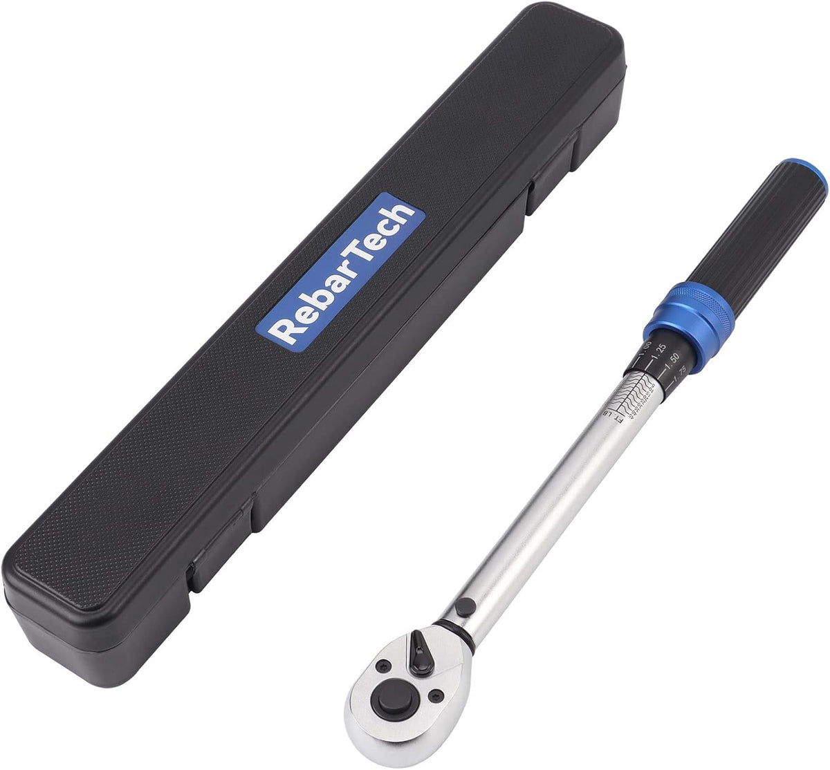 3/8-Inch Drive Click Torque Wrench, 2.5～45 Ft-Lbs, Preset, Dual Torque Scales, Pack of 2 F593488