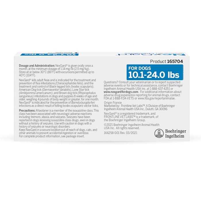 Chewables for Dogs 10.1 to 24 lbs V6836