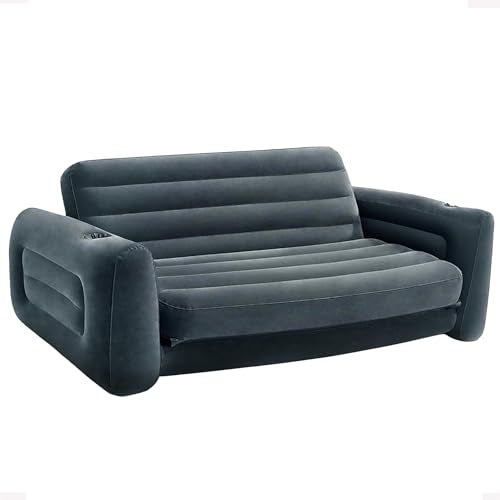 Inflatable Pull-Out Sofa and Queen Size Air Mattress Bed T380