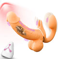 Strapless Strap-On G-Spot Dildo Vibrator with Remote Control A371