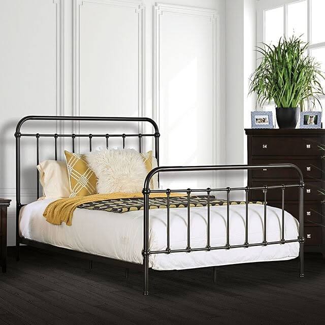 Dark Bronze King Bed X25904
