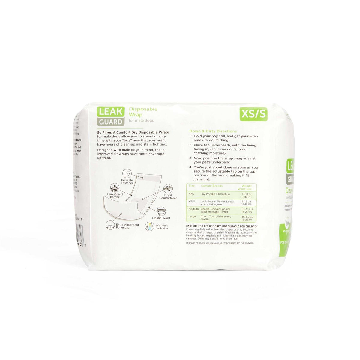 Disposable Wrap for Male Dogs K71504