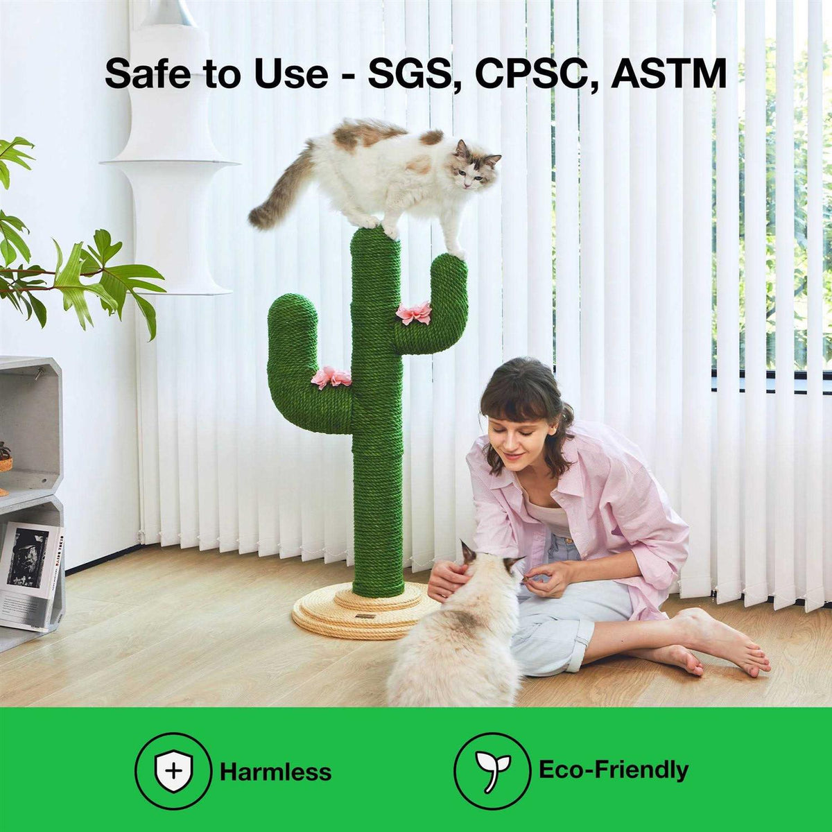 Cactus Cat Tree Scratching Post B4532