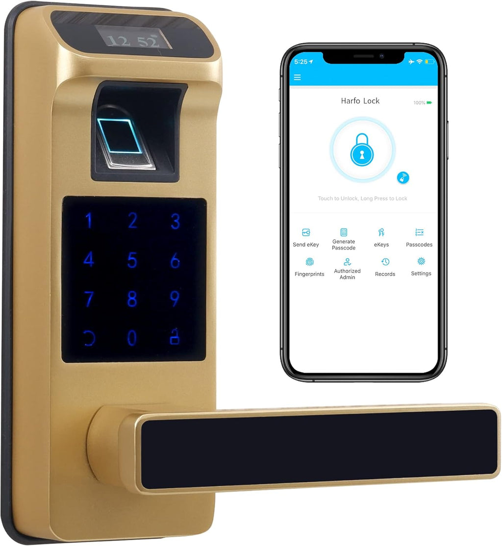 Sliver Electronic Digital Door Lock with Touchscreen Keypad T29887