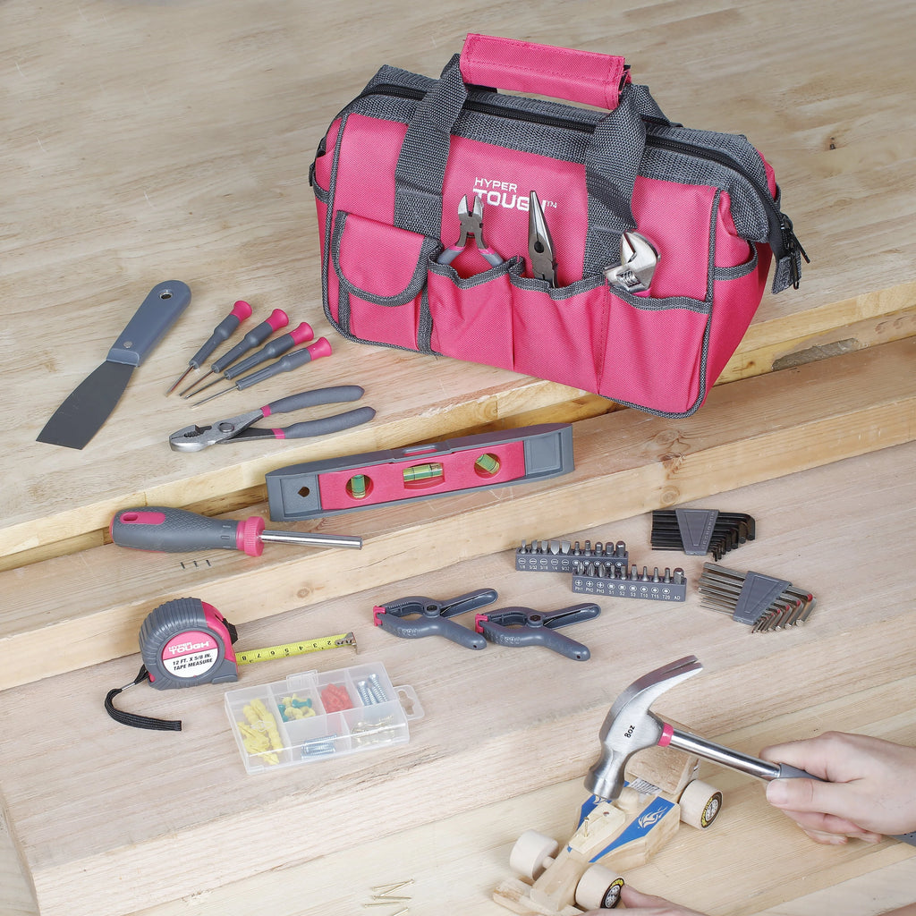 Pink 89-Piece Household Tool Set F952392