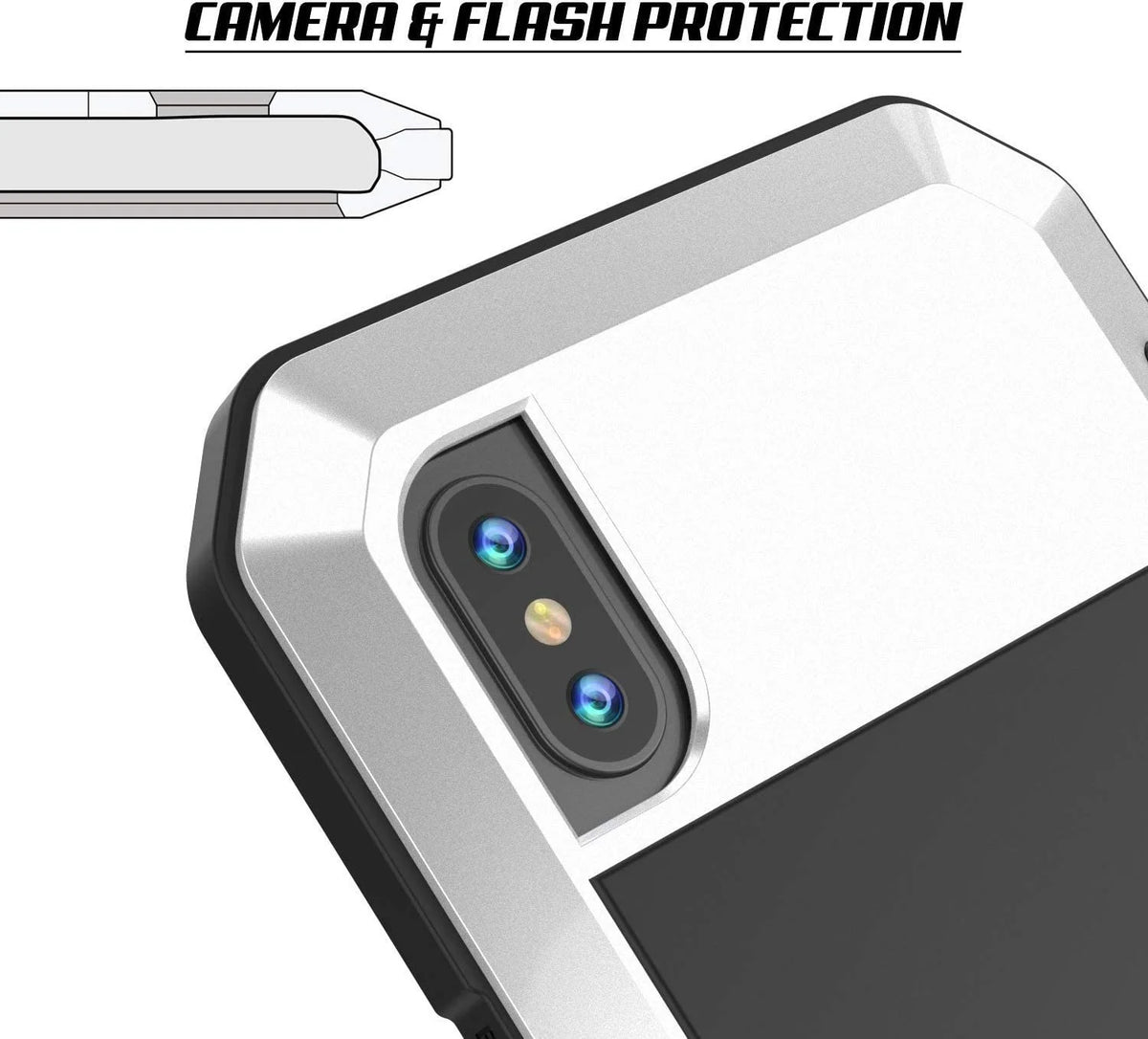 Gold Aluminum Metal iPhone XR Case P805