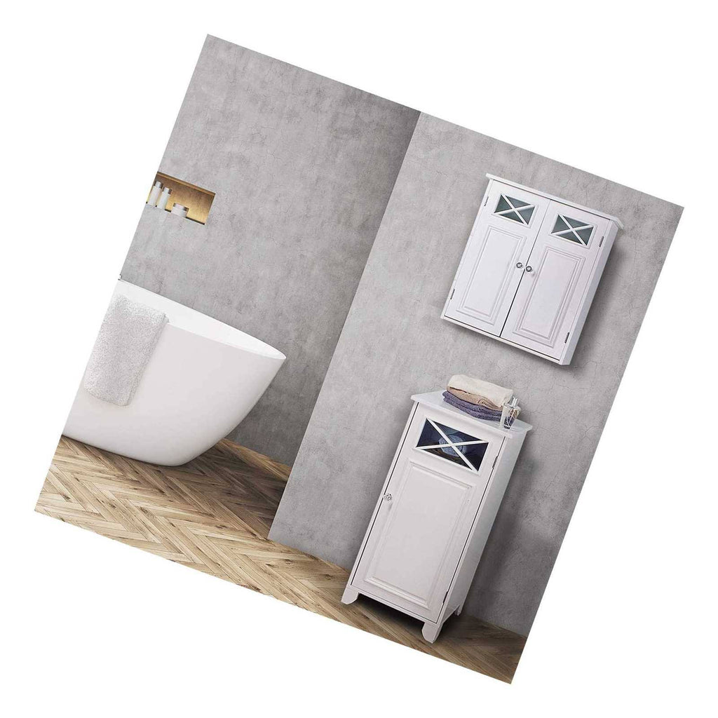 White Wall Cabinet Q882869