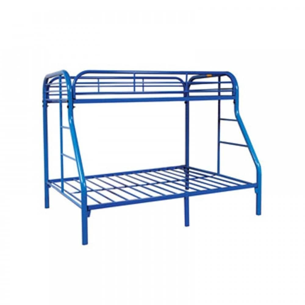 Blue Twin Over Full Bunk Bed A371