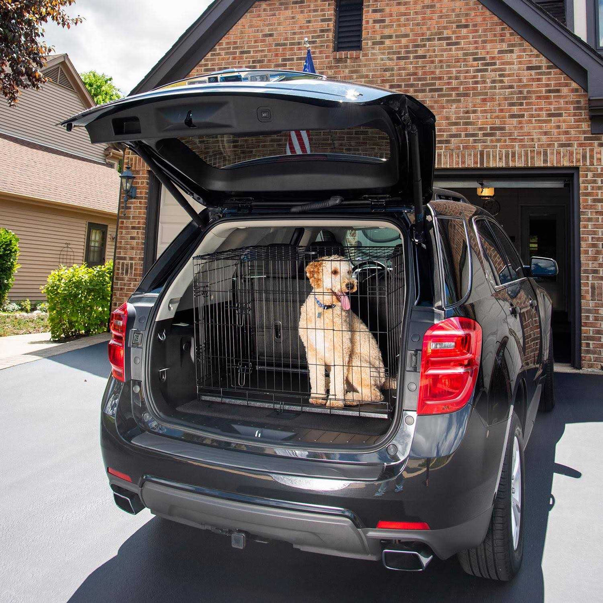 Single-Door Dog Crate T375