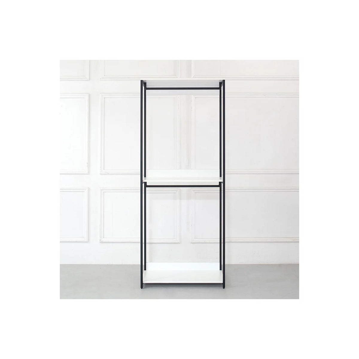 32" Wood and Metal Walk-in Closet with Shelf M33696