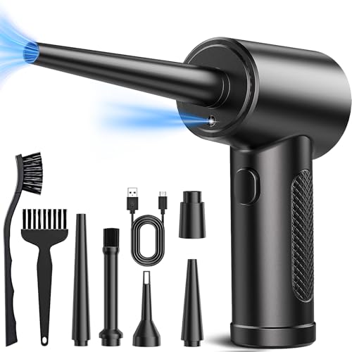 Cordless Electric Air Duster 51000RPM Rechargeable with LED Light V899