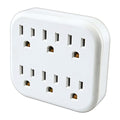 6 Outlet Grounded Adapter V581