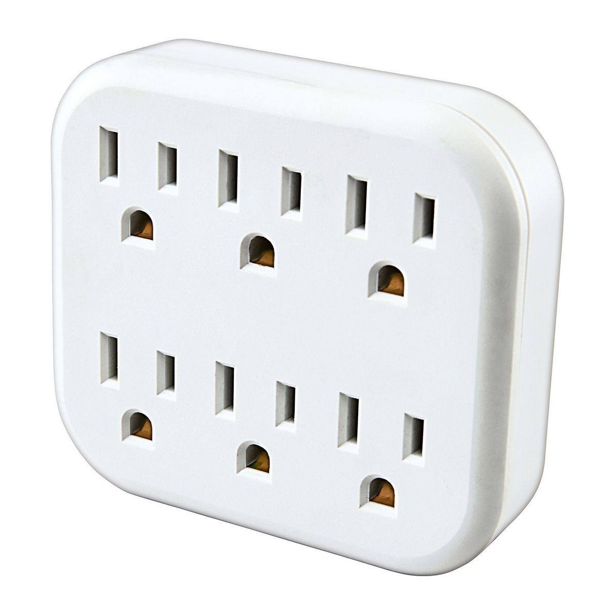 6 Outlet Grounded Adapter V581