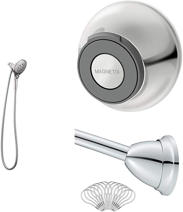 Chrome Six-Function Handheld Showerhead Q745533