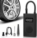 Portable 12V DC Electric Air Compressor Tire Pump Inflator with Pressure Gauge LED Light V433