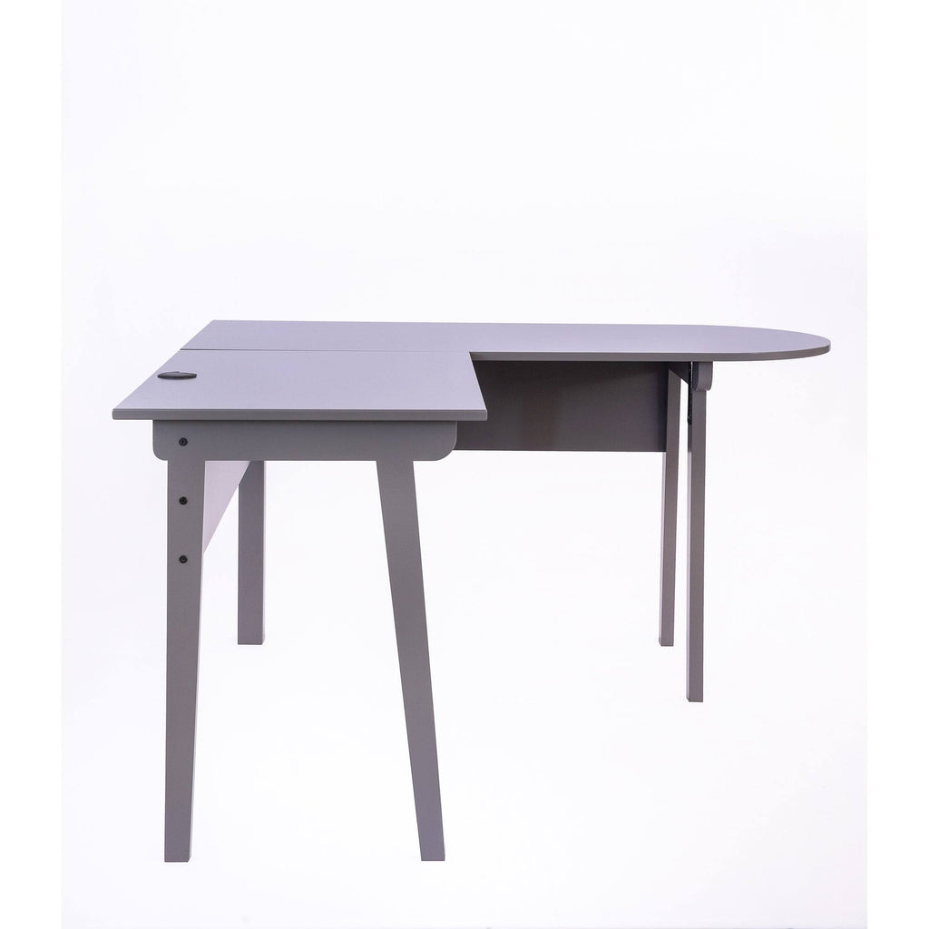 Grey L Shaped Corner Desk V71572