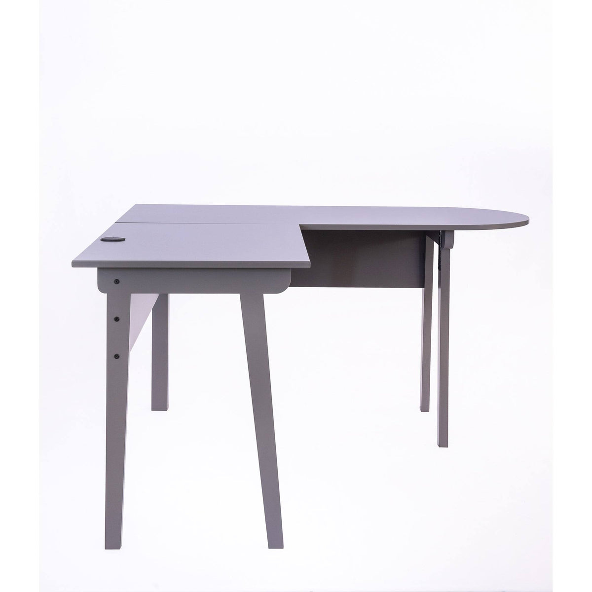Grey L Shaped Corner Desk V71572