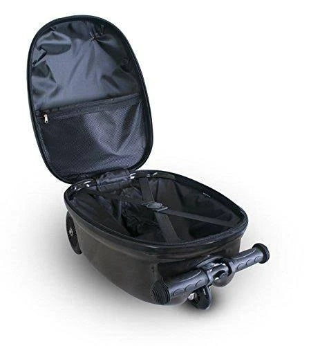 White Polly The Panda Scooter Suitcase P143