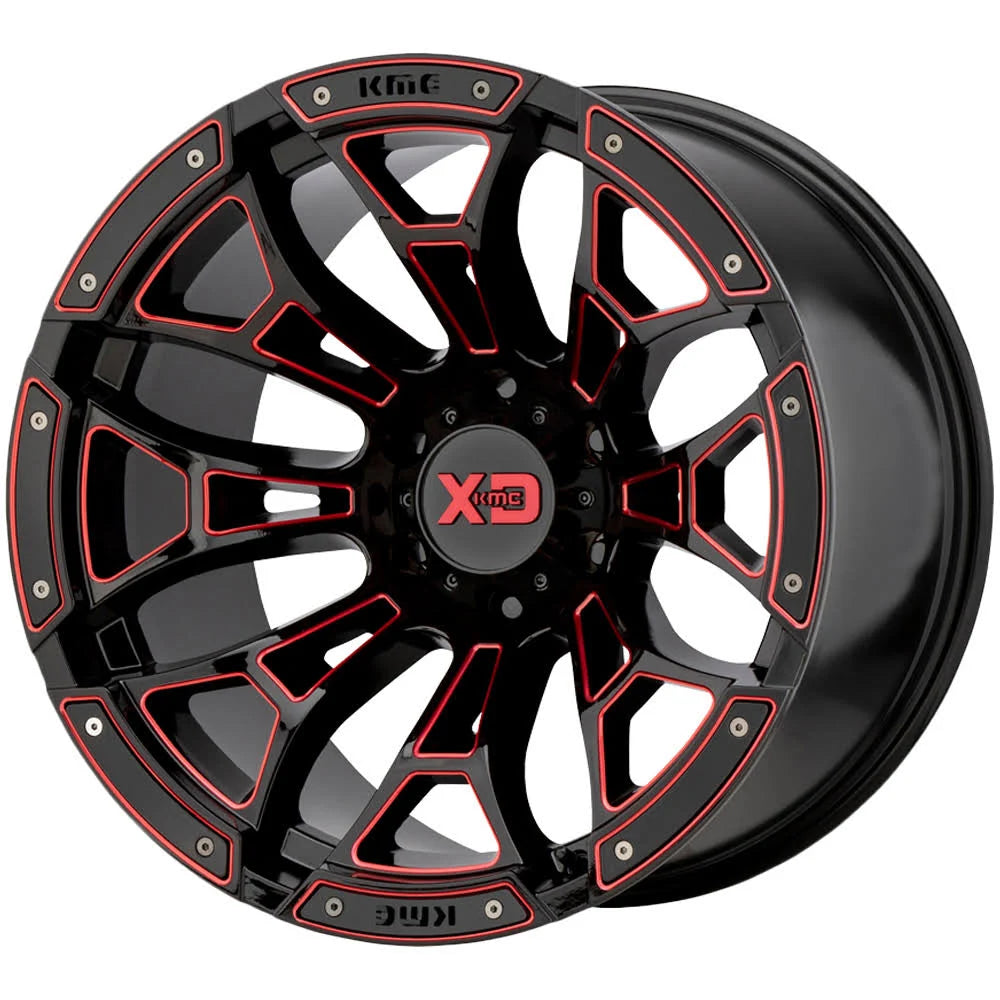 Gloss Black 20x22 Wheels W8087